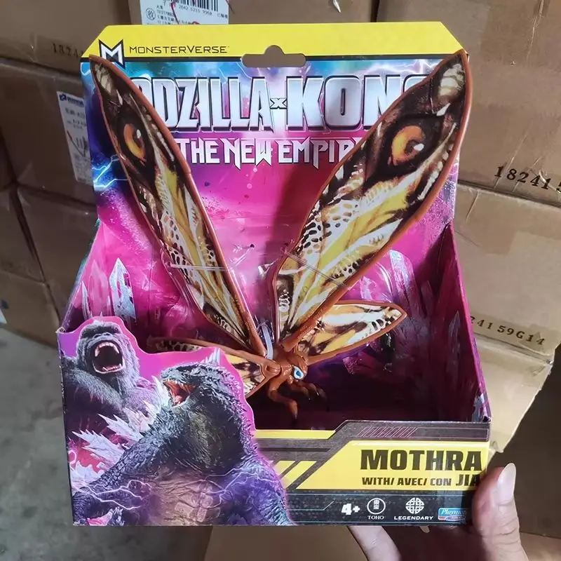 Original Godzila X Kong New Empire Anime Figure Tiamat Mothra Action Figure 2024 New Children Toys Birthday Gift