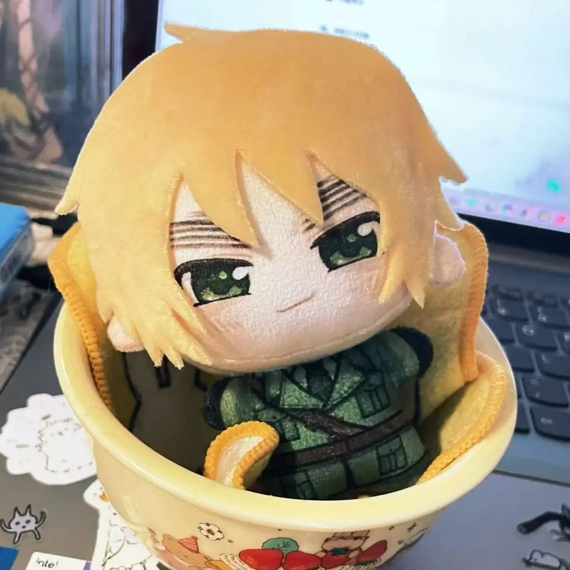 10cm Axis Powers Worlds Stars Arthur Kirkland Plush Doll Keychain Hetalia Alfred F Jones Wang Yao Cosplay Pendant Kid Xmas Gifts