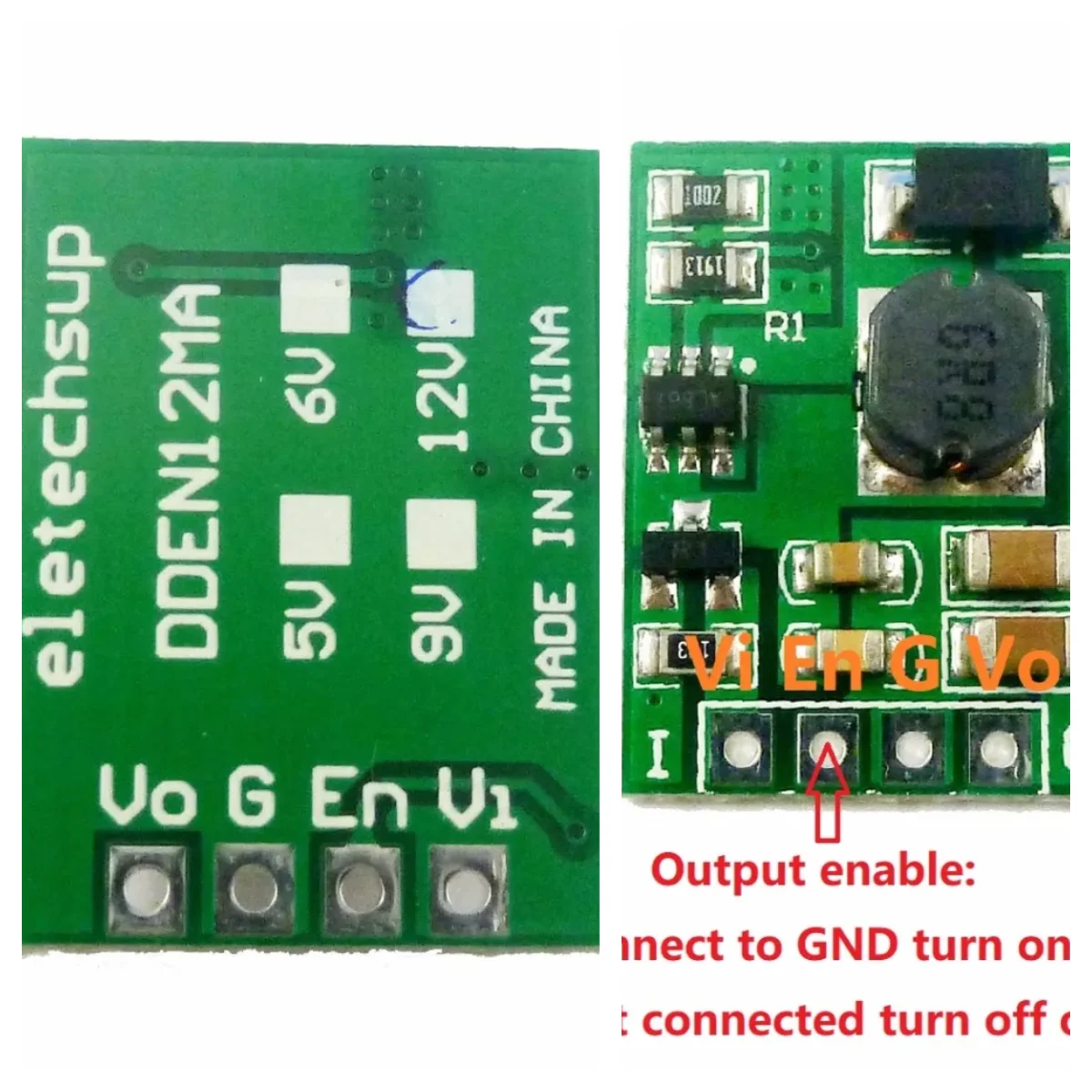 with Enable ON/OFF DC-DC 3V 3.3V 3.7V 4.2V 5V to 5V 6V 9V 12V Step-up Boost Converter Voltage Regulate Power Supply Module Board