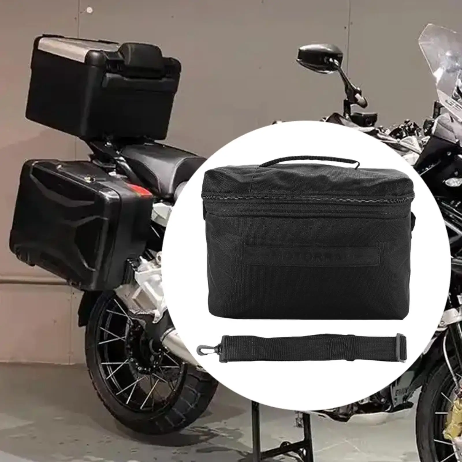 

Motorcycle Top Bag Waterproof Nylon Luggage Organizer Saddlebag Toolkit Rear Case for BMW R1300GS Adventure 2023 2024
