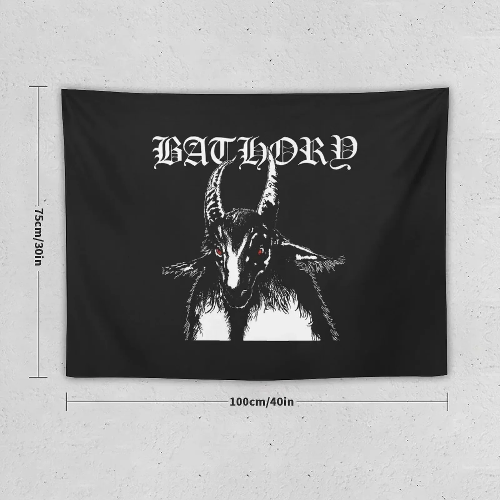 Bathory popular-logo Tapestry Bed Room Decoration Wall Mural Tapestry