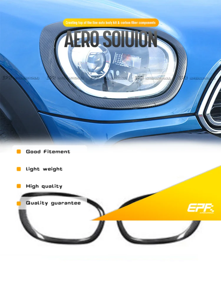 

Для Mini F60 Countryman Накладка на фару (2 шт.) [F60 2 шт. Накладка на фару Countryman, мини-фара]