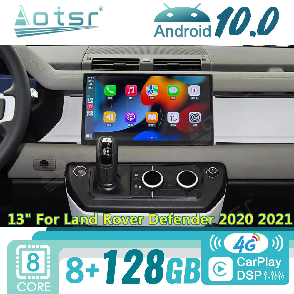 

For Land Rover Defender 2020 2021 Android Car Radio Autoradio Stereo Receiver Multimedia Player GPS Navi Head Unit Screen