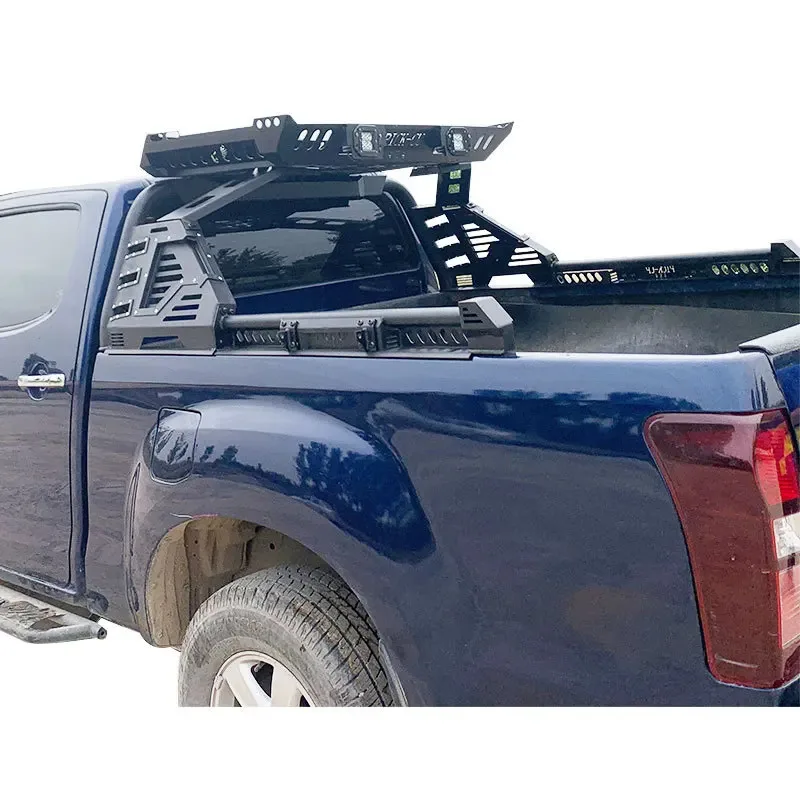 

GRANDTEC Rust Resnt Durable OEM Sport Roll Bar 4x4 Pickup Truck Roll Bar With Lage Basket For D-MAX Hilux