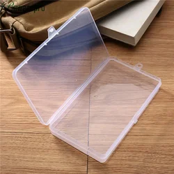 New Makeup Storage Box Jewelry Container Small Clear Plastic Box Case for Mobile Phone Multi-function Tool Beads 17.2 X9.8x2.1cm