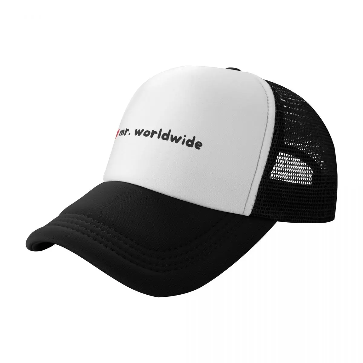 I <3 mr. worldwide hot mom designs Baseball Cap hard hat Sunscreen Sunhat summer hat Women Men's