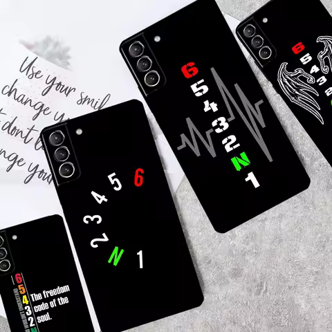 1N23456 Motorcycle Case For Samsung Galaxy S21 S20 FE S22 S23 S24 Ultra Note 10 Plus Note 20 S8 S9 S10 Cover