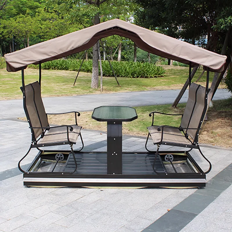 

Outdoor swing rocking chair, aluminum alloy power rocking chair, balcony and courtyard swing