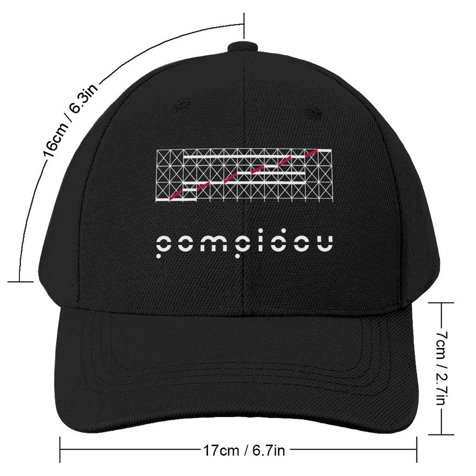 Centre Pompidou - Modern Art Museum Baseball Cap Anime party Hat Rugby Trucker Cap Baseball For Men Women's