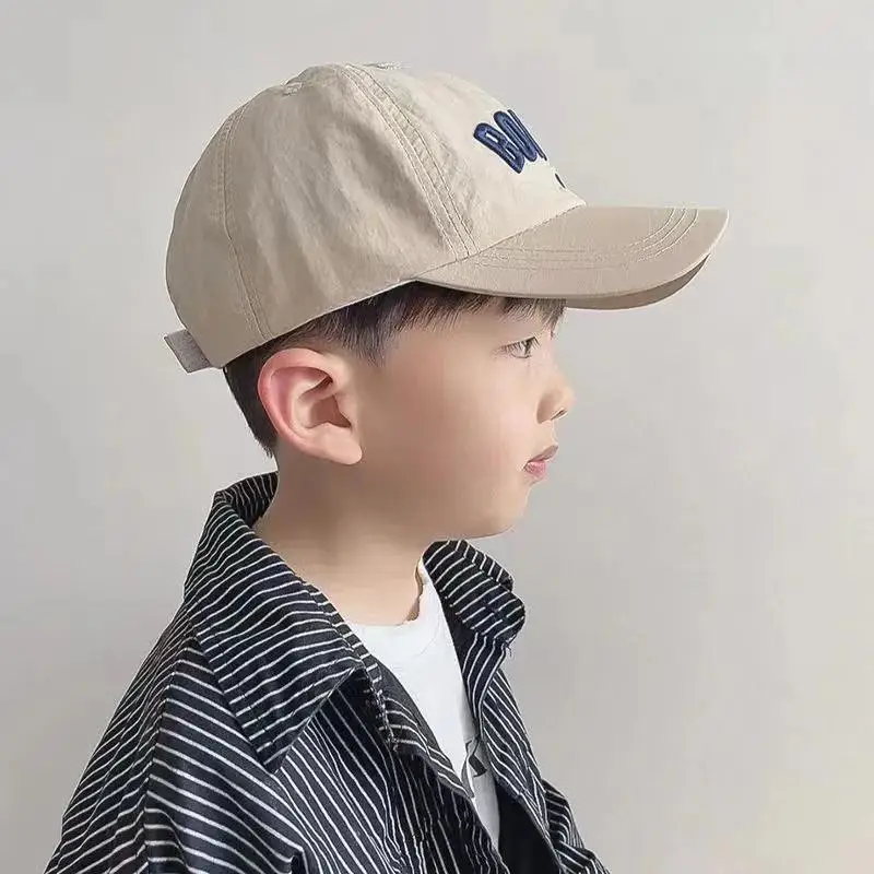 

Children's Hat Boys' Spring and Autumn Quick Drying Duck Tongue Hat Boys' Sunshade Hat Sunscreen Baseball Hat