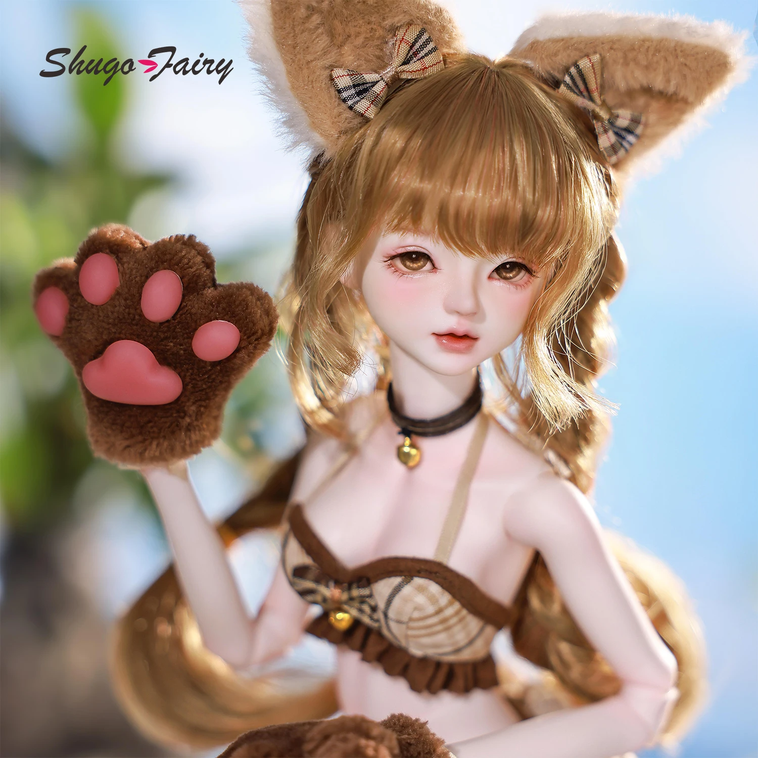 Shugafairy Liano F 1/4 Ball Jointed BJD Doll - Full Set Swimsuit Party Panda  Collector Art Sculpted Curves Figure