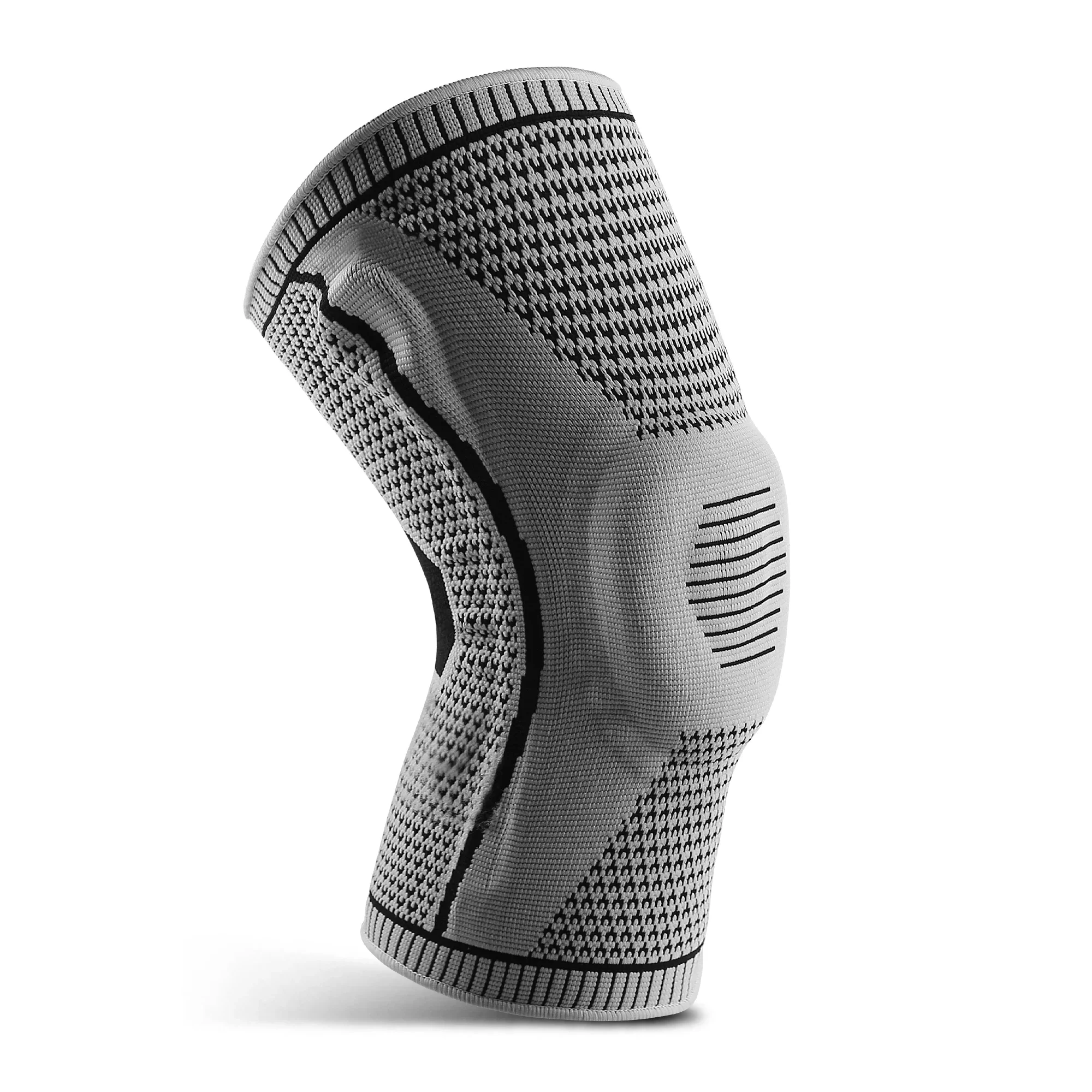 1 Stuk Kniebrace Riem Patella Mediale Ondersteuning Sterke Meniscus Siliconen Compressie Bescherming Sport Kniebeschermers Loopmand