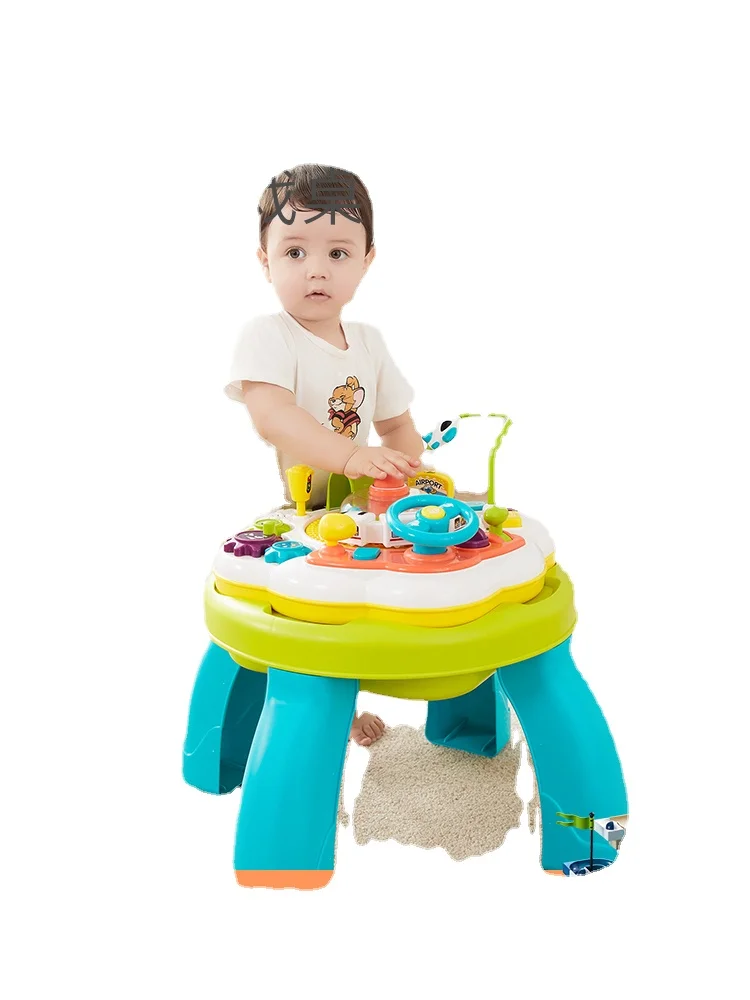 

Zl Gaming Table Toy Table Multifunctional Early Education Puzzle Baby Building Table