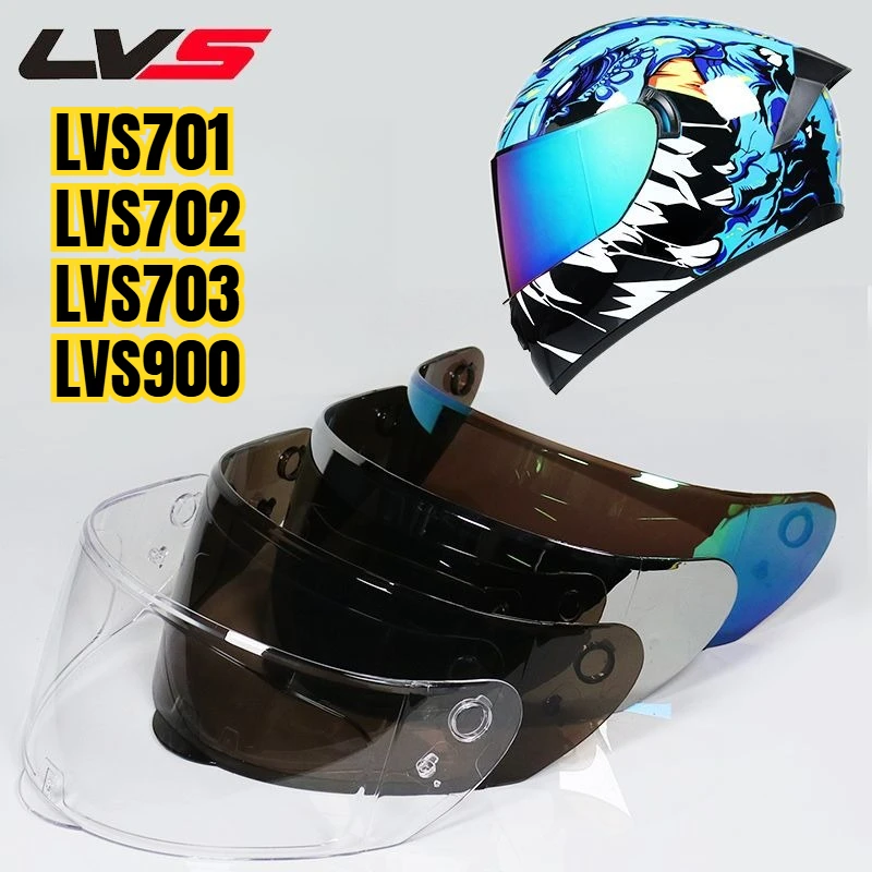 

Easy To Install Motorbike Casco LVS701 702 703 900 Helmet Lens Face Mask Yellow Visors Original Moto Accessories Visière Moto
