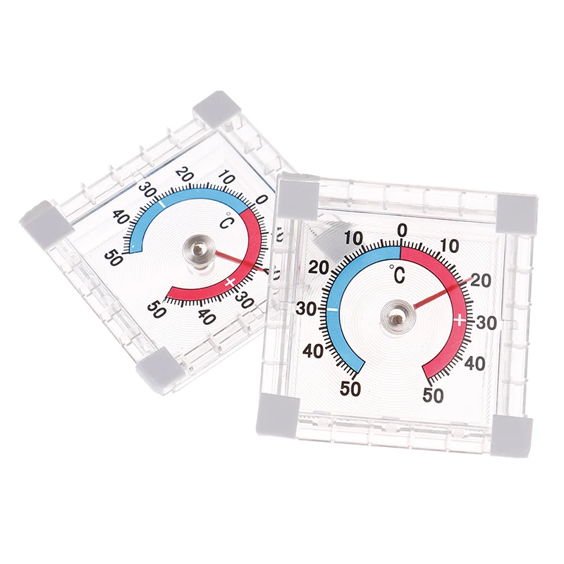 -50°C~50°C Temperature Thermometer Window Indoor Outdoor Wall Garden Home Graduated Disc Measurement Multimeter