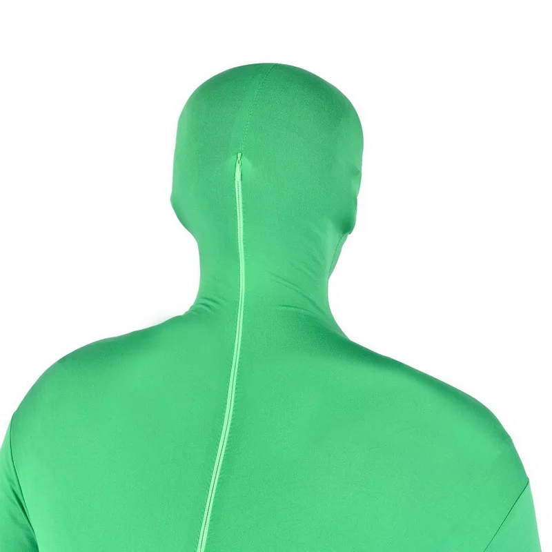 Stretchy Body Green Screen Suit Video Chroma Key Comfortable Background Invisible Effect Tight Suit Bodysuit Cosplay Costumes