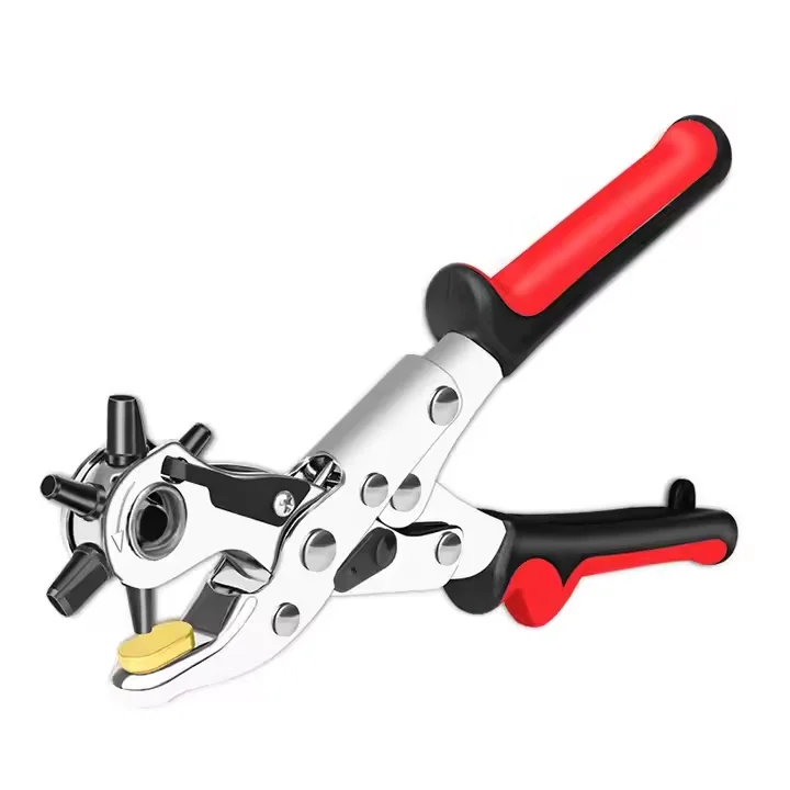 

Wholesale Multi-Function Leather Paper Fabric Hole Punch Plier With Anti Skid Handle