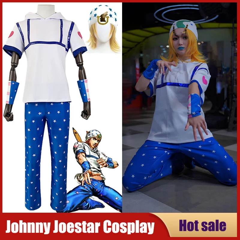 

Костюм для косплея по аниме «Стальной шар»: Джонатан Джойстар (верх, брюки, шляпа, парик) – наряд для вечеринки в стиле комиксов