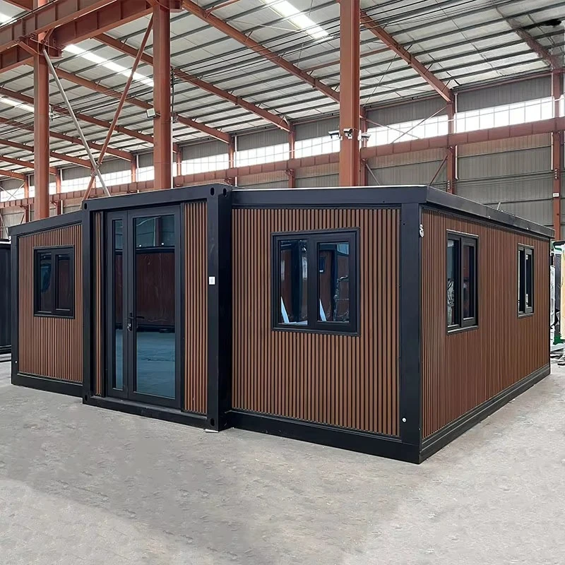 الجملة منزل الحاويات الجاهزة طوي وحدات المنازل المحمول توسيع المنازل مع كابينة استحمام Glamping منزل صغير