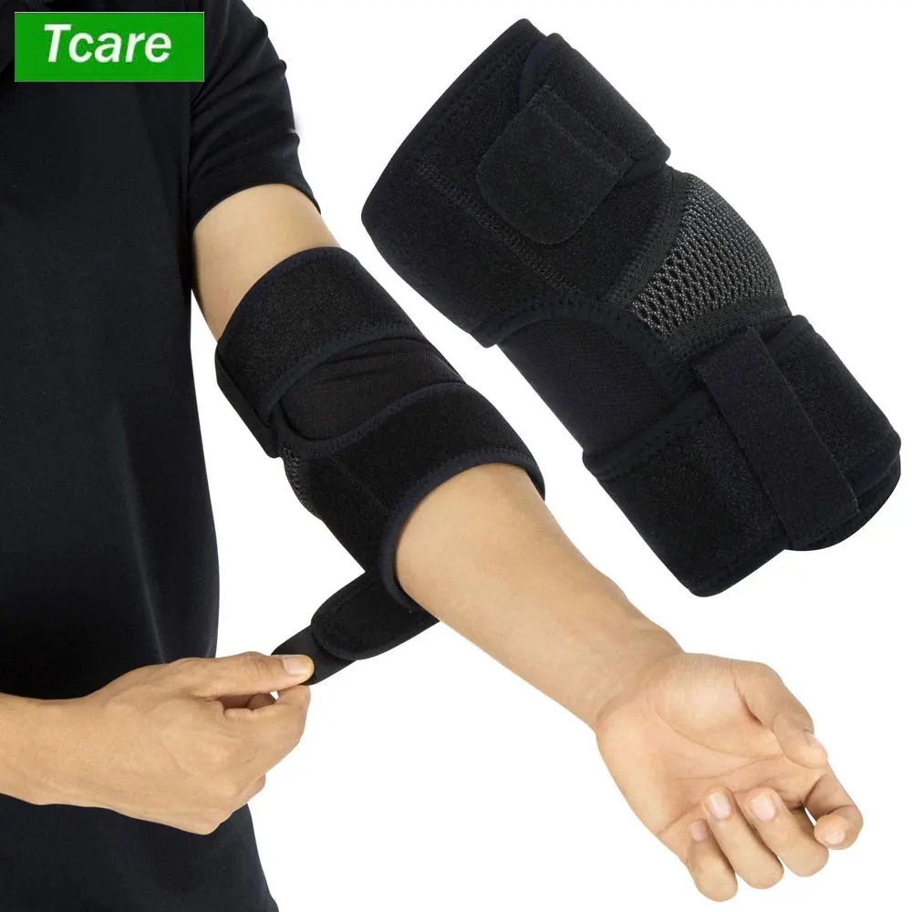 1 PCS Compression Elbow Brace Wrap for Tendonitis Bursitis Left Right Arm Support Epicondylitis Golfer Men Women Neoprene Sleeve