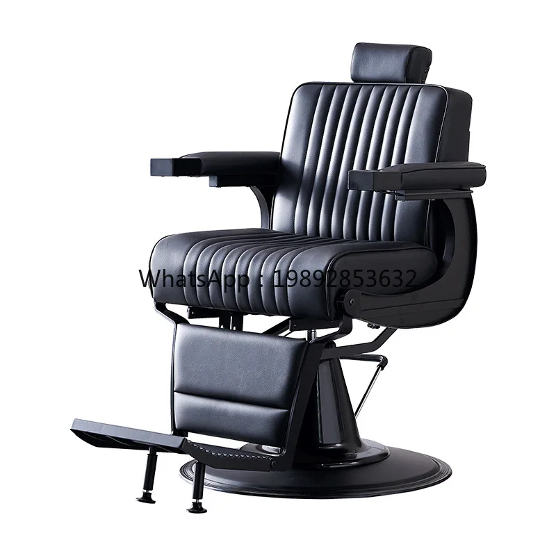 

YFY New In Stock Hair Salon Barber Chairs Wholesale Vintage Hairdressing Chairs Light Luxury Barber Shop