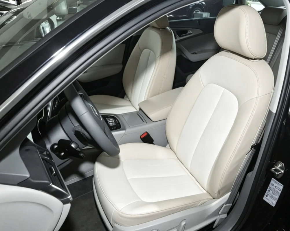 Für Audi A6 C7 2013~2017 Maßgefertigte Autositzbezüge Luxuriöses Nappaleder 100% Passgenau Innenausstattung 360 ° Vollständige Abdeckung – Detail 2