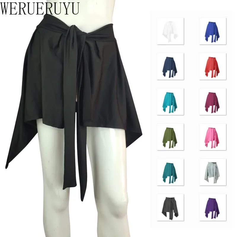 One-Piece Bandage Skirts for Women Summer Clothes Fashion Beach Vacation High Waist Black Mini Skort Aesthetic Women Skirts 2025
