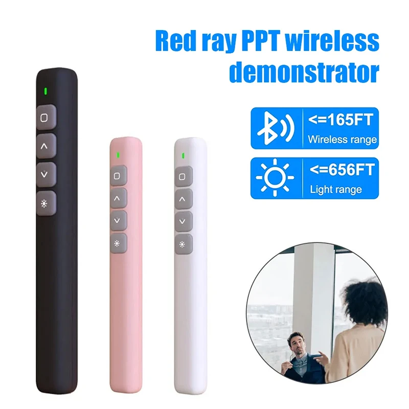 

Wireless Presenter Smart Page Turning Pen PPT Page Turner Pen with Remote Control PPT Presentation USB PowerPoint Pointer Mouse