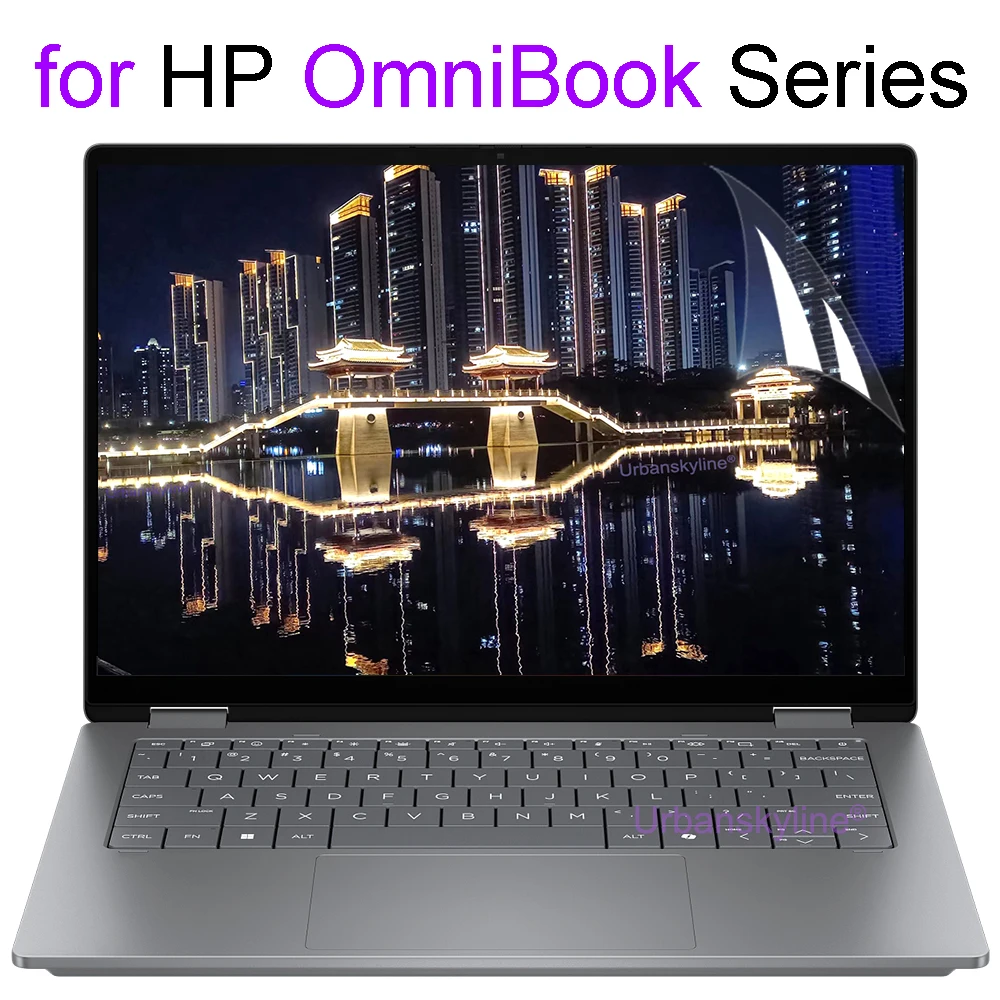 

Screen Protector for HP Omnibook 7 5 3 X UltraAI 13 14 15 16 17 he fh fd fp az fb bf dc ha ar Flip HD Clear Matte Frosted Skin
