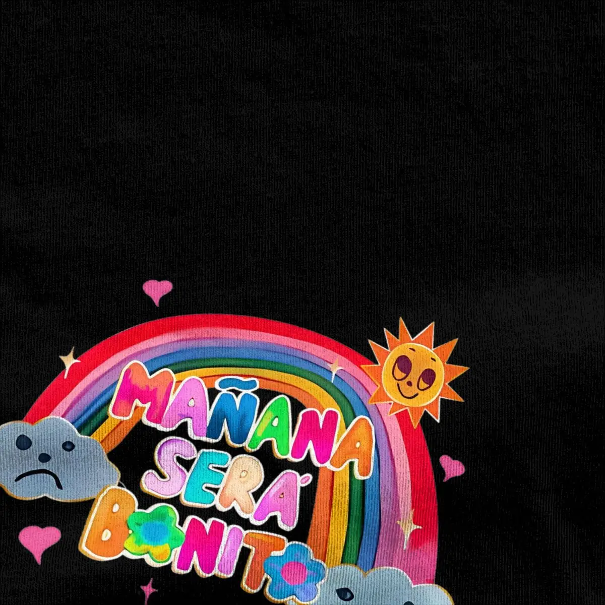 Oversized T-Shirt K-Karol G Manana Sera Bonito In The Rainbow 100 Cotton T Shirts Cartoon Tee Shirt for Beach Y2K Short Sleeve