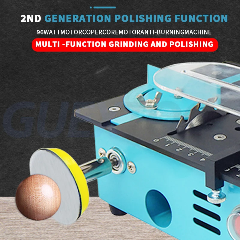 96W Mini Multifunctional Table Saw Electric Desktop Saw Small Household DIY Woodworking Bench Lathe Cutter Machine For Acrylic