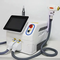 Professional 2 IN 1 Diode Laser Hair Removal Machine Picosecond Qswitch ND YAG 1064NM Tattoo Removal 3 Waves Device