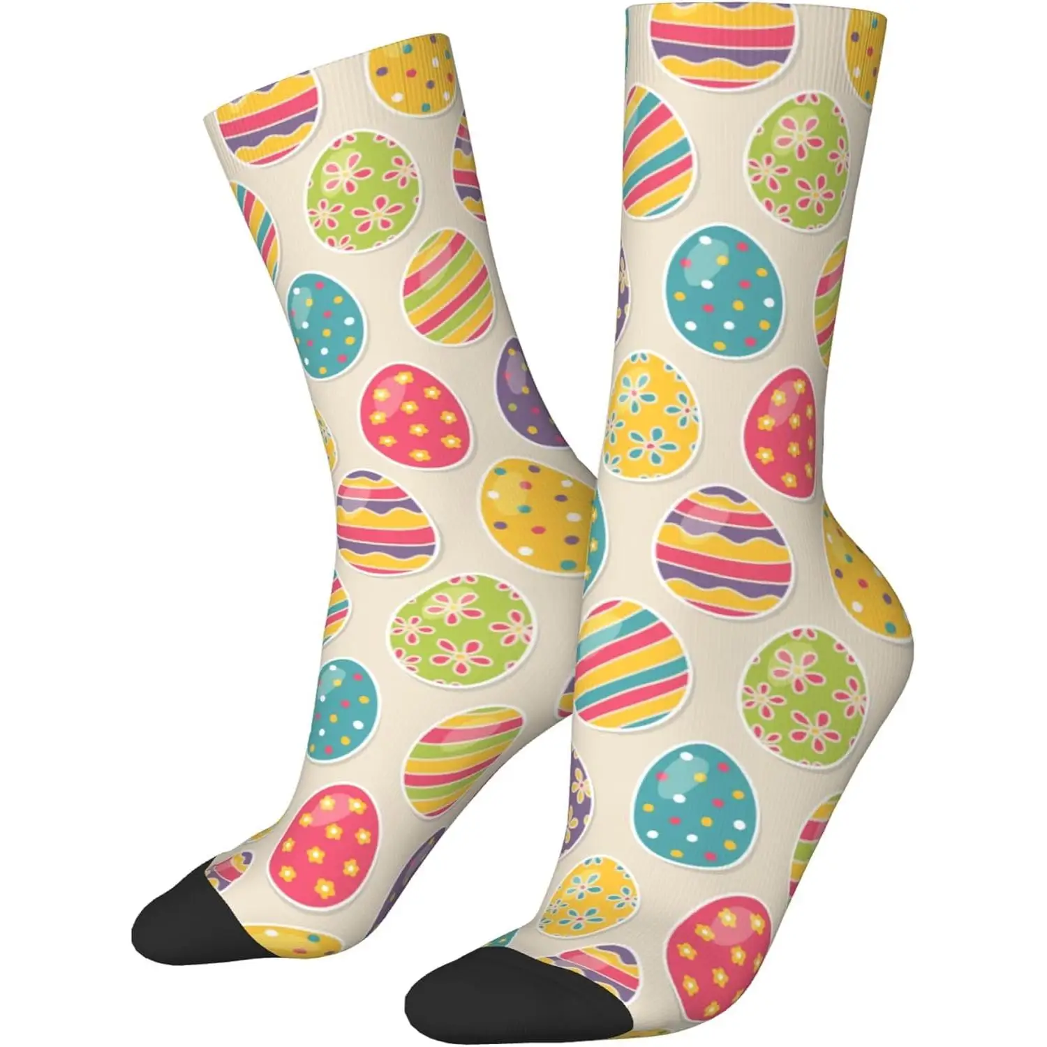 

Повседневные носки унисекс, забавные новые носки для экипажа, Марди Гра, День Святого Патрика, пасхальные подарки (один размер), носки с принтом в стиле Харадзюку в стиле ретро