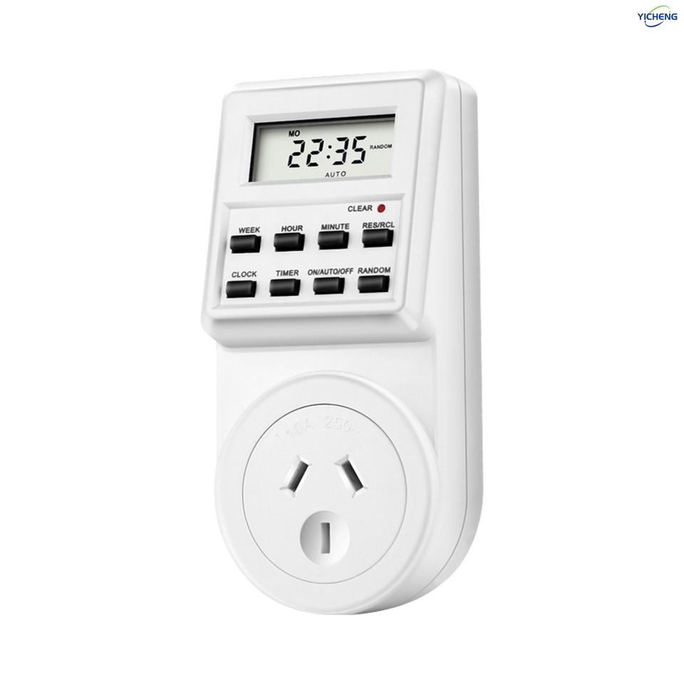  YICHENG Timer Outlet,Multifunctional Infinite Cycle Programmable Plug-in Digital Timer Switch, Energy-Saving Timer.. 