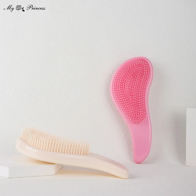 Candy color Small Hair Care Comb Head Massager High Quality Anti-knot Hair Comb Cute Kids Children Hairdressing Comb