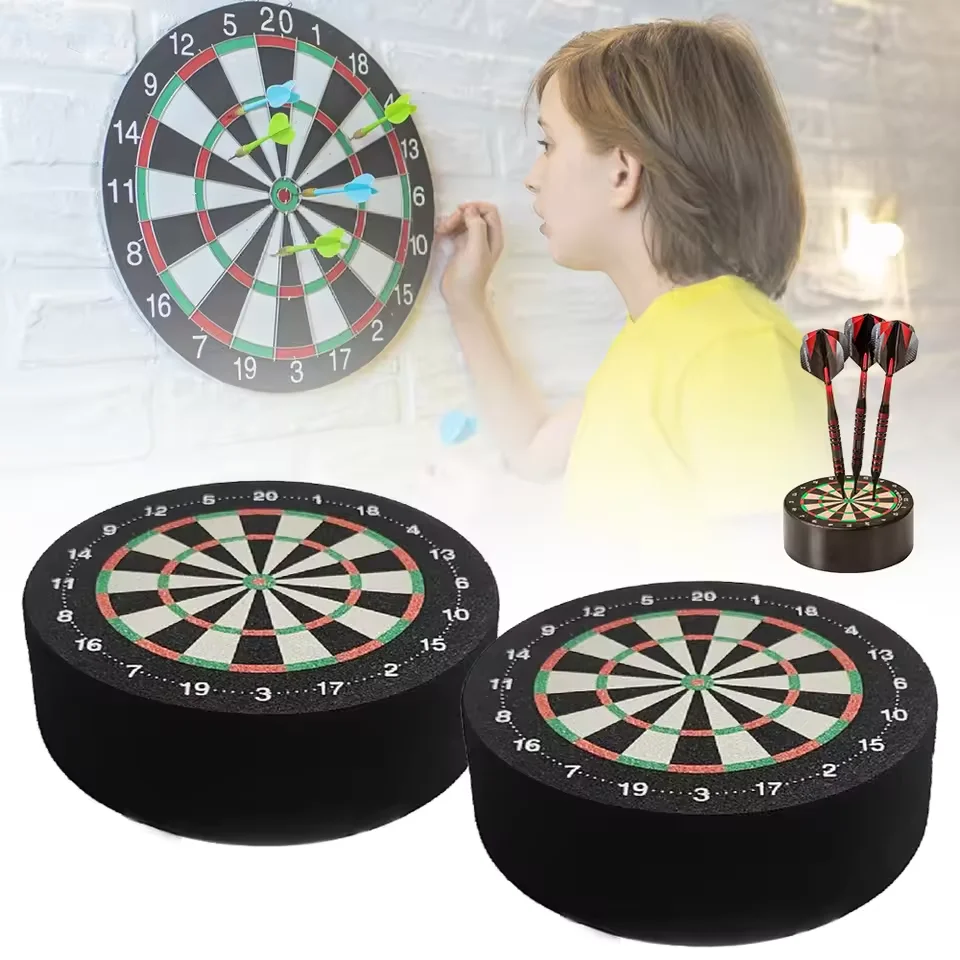 

2pcs Mini Dart Dock 10cm Dart Base Station EVA Foam Dartboard Design Soft Dart Display Stand Holder for Outdoor Home Party Games