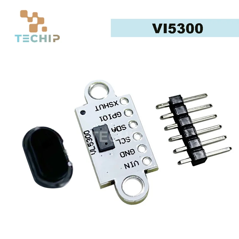 Модуль лазерного датчика дальности VI5300, дальномер 4 м вместо VL53L0X VL53L1X с крышкой