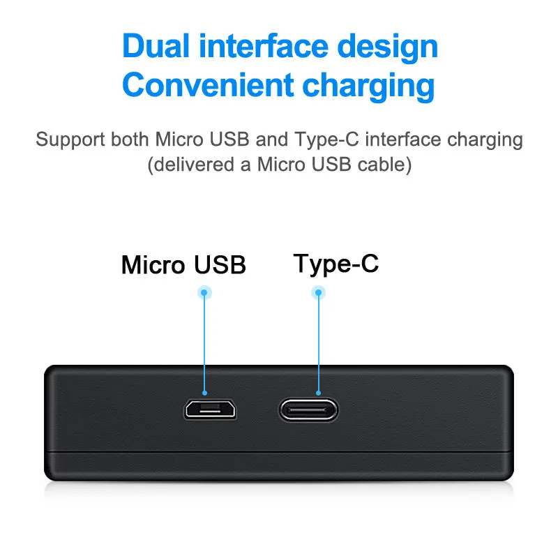 HQIX for Nikon Z30 Z50 ZFC Camera EN-EL25 Dual Charger Battery