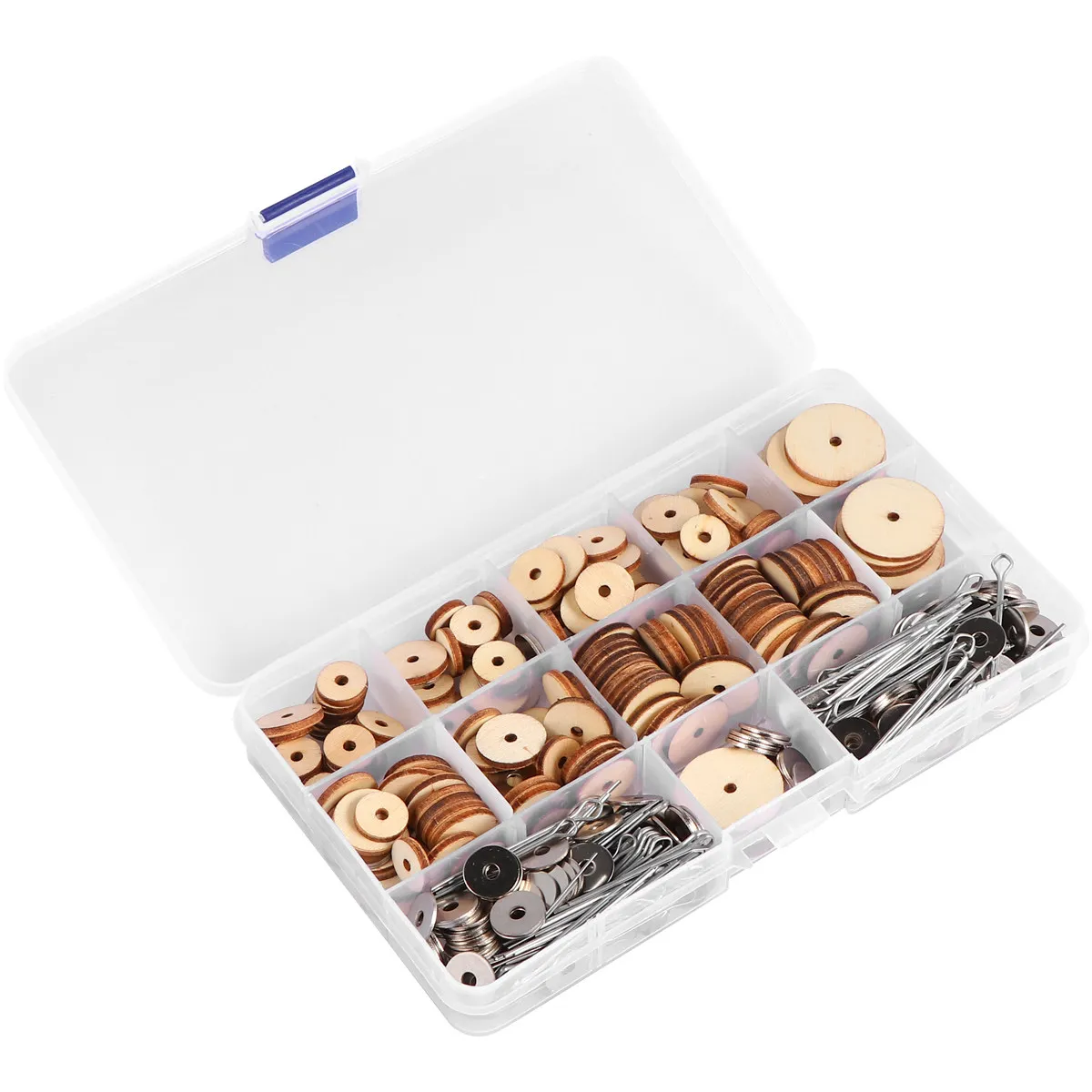 

90 Sets Wood Joint Connectors Sturdy Handmade DIY Bear Rotatable Bolt Accessories for Craft Puppet Making Accessories