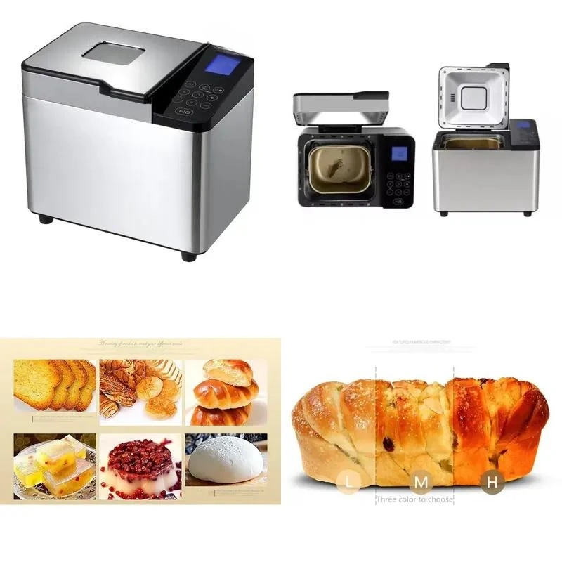 Fully Automatic Electric Pita Bread Maker Machine for Home Kitchen Baking Dough Pressing and Cooking Appliance