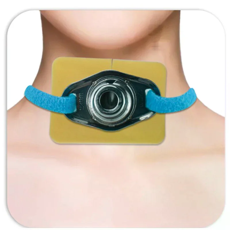 1 قطعة الطبية مريحة القصبة الهوائية فائقة النعومة تثبيت القصبة الهوائية أنبوب وسادة الشاش #1