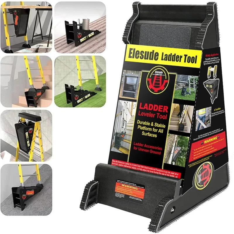 

Ladder Leveler,Pitch Hopper, Ladder Stabilizer, Stair with Storage, Ladder Leveling Tool,Ladder Jacks,Easy To Use