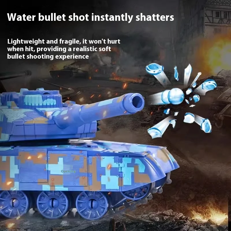Tipo cingolato esplosto Serbatoio telecomandato Artiglieria Proiettile Simulazione Bambini Ragazzo Guerra Carro giocattolo spray corazzato
