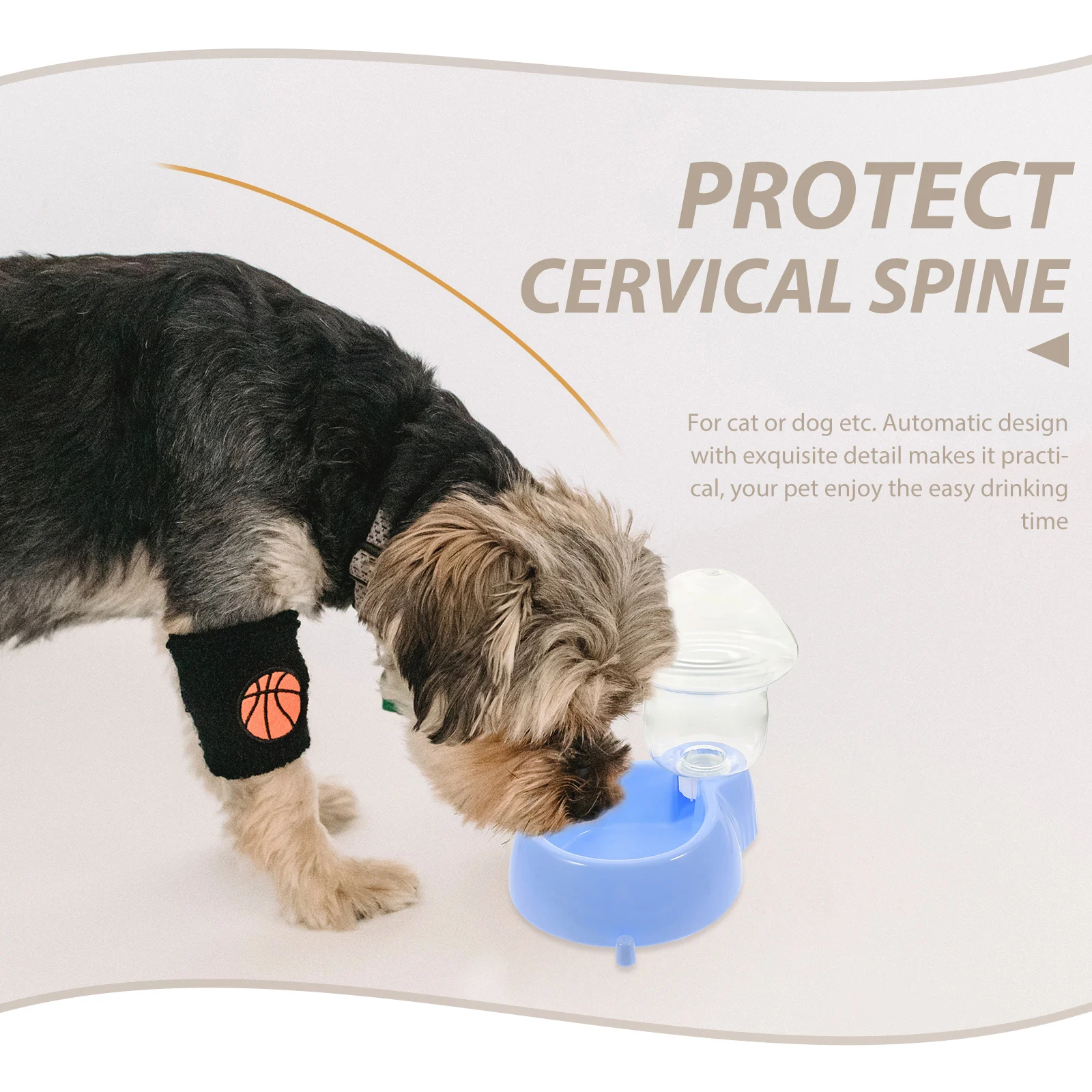 

Transparent Large Capacity Automatic Dog Water Dispenser Durable Lightweight Plastic Pet Drinking Bowl Cat Water Feeder Home Use