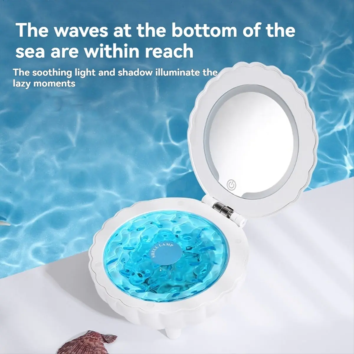 

Довольный-M9 Shell Атмосфера Лампа для проектора Bluetooth Динамик Белый шум Музыкальная шкатулка Спальня Уличная лампа Подарок Синий