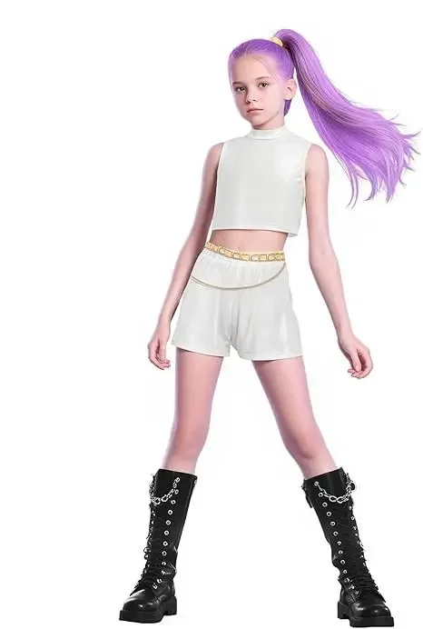 2025 أزياء الهالوين Kpop chasseurs de Démons رومي زوي ميرا كوسبلاي للأطفال الرضع ملء أزياء مجموعة الصيد المعبود لعب الأدوار