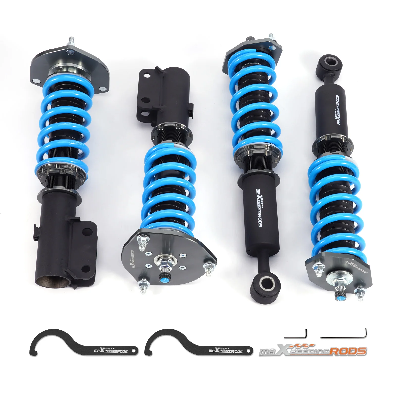 MaXpeedingrods 24 Way Damper Adjustable Coilovers Struts for Mitsubishi 3000GT VR-4 1991-1999 AWD