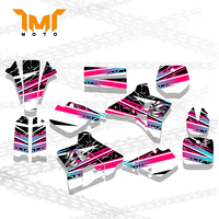 TMT NEW Team GRAPHICS & BACKGROUNDS DECAL STICKER Set For Yamaha YZ 250 250CC 1991 1992 Personalized customization