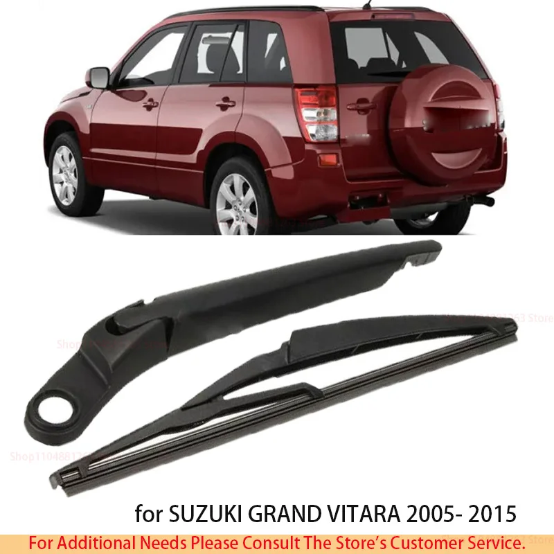 

12" Rear Wiper Blades For SUZUKI GRAND VITARA 2005- 2015 Rear Car Windshield Wiper Blade Easy Installation
