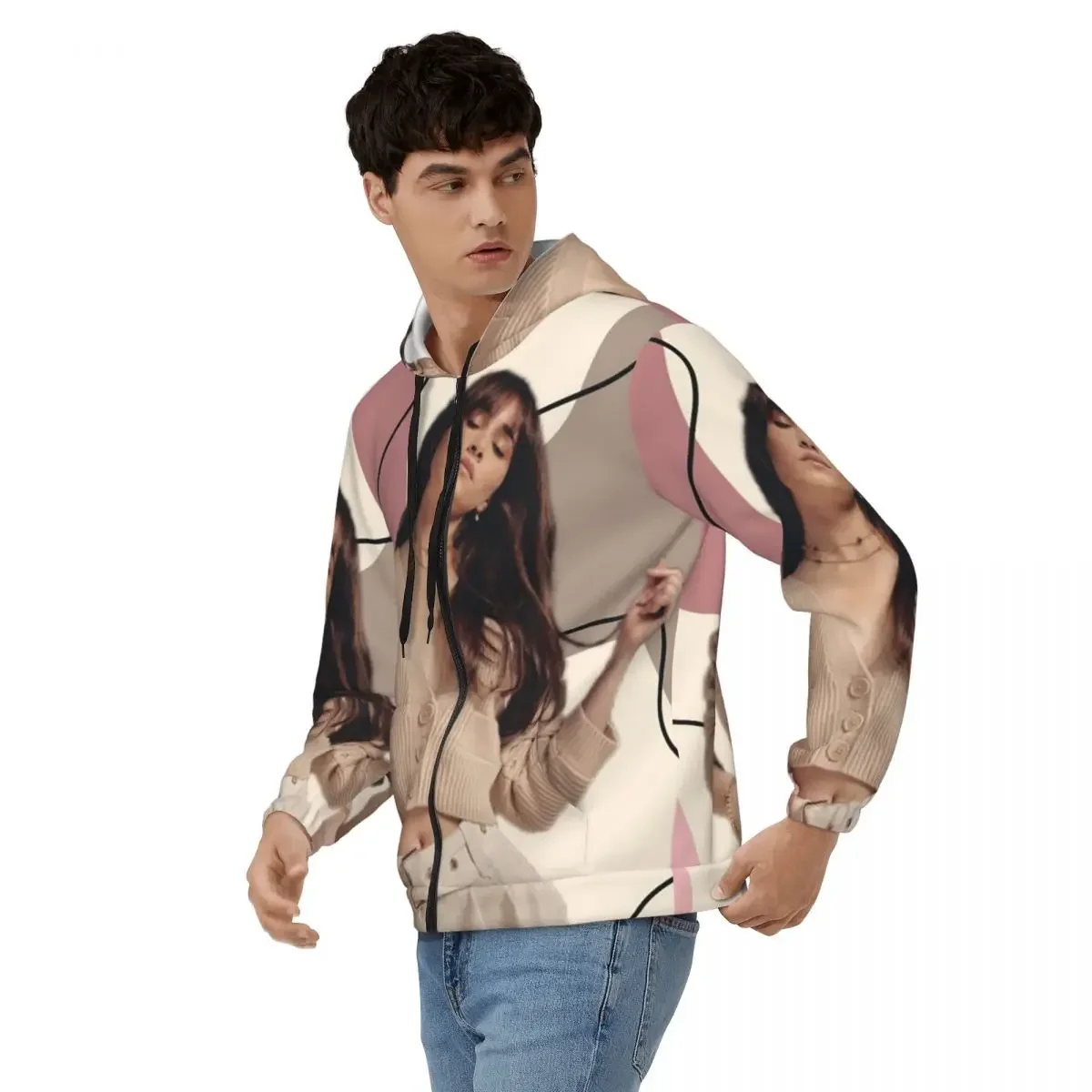Aitana Ocana Singer cremallera sudaderas con capucha Hip Hop pulóver Otoño Invierno hombres mujeres sudaderas camisetas de manga larga